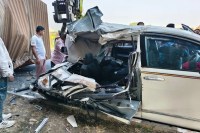 Delhi-Mumbai Expressway, Delhi-Mumbai Expressway accident, car container accident, car container accident in Kota, car container accident in Rajasthan, Kota road accident, Kota news, Rajasthan news