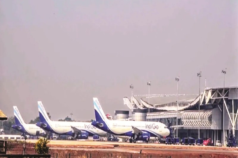 इंडिगो की 4 फ्लाइट 7वें दिन फिर कैंसिल (photo source- Patrika)