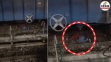 moradabad railway station suicide attempt youth under goods train