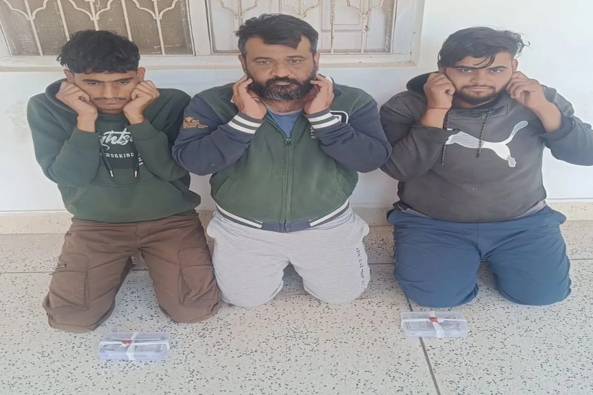 गिरफ्तार आरोपी