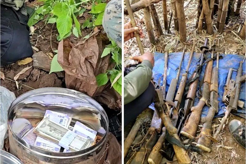 Naxalite Arms Dump Uncovered