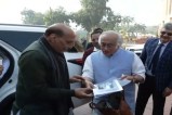 Defence Minister Rajnath Singh and Congress MP Jairam Ramesh