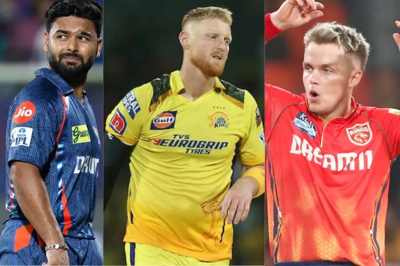 Rishabh Pant, Ben Stokes and Sam Curren