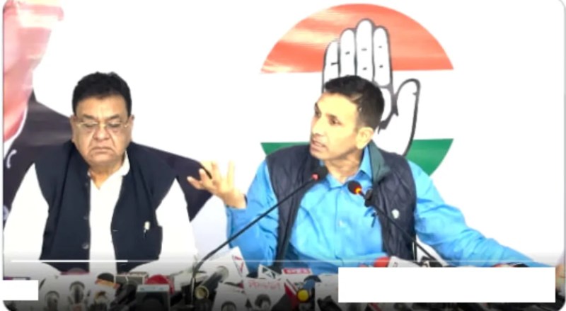 Jitu Patwari's press conference on Union Minister Dharmendra Pradhan's statement