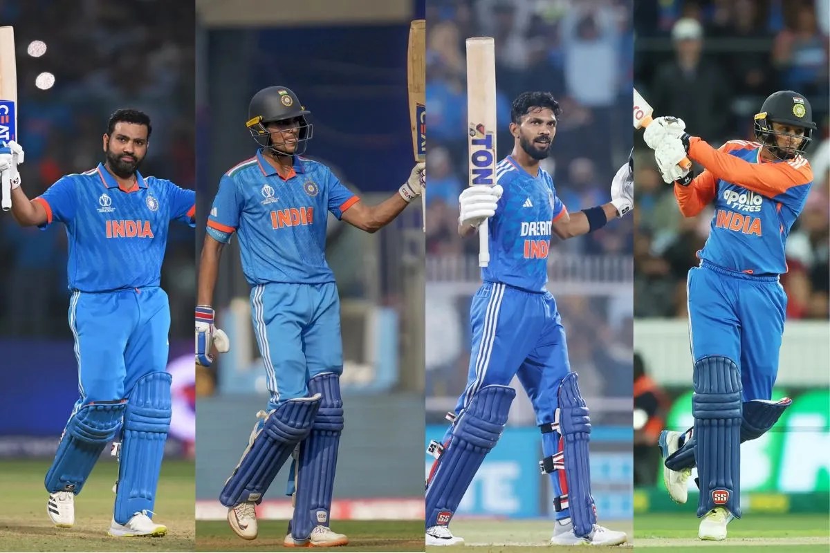 Rohit Sharma, Shubman Gill, Ruturaj Gaikwad and Abhishek Sharma