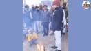 sambhal dm rajendra painsiya inspection winter relief rain basera