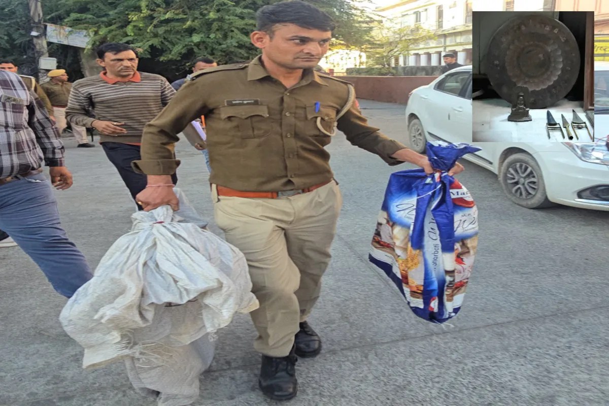 Smuggling of antiques, smuggling of antiques in Ajmer, smuggling of antiques in Rajasthan, smuggling of wildlife remains, smuggling of wildlife remains in Ajmer, smuggling of wildlife remains in Rajasthan, Ajmer News, Rajasthan News