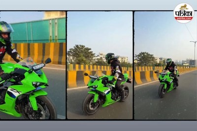 अपने सुपरबाइक पर तेज प्रताप यादव