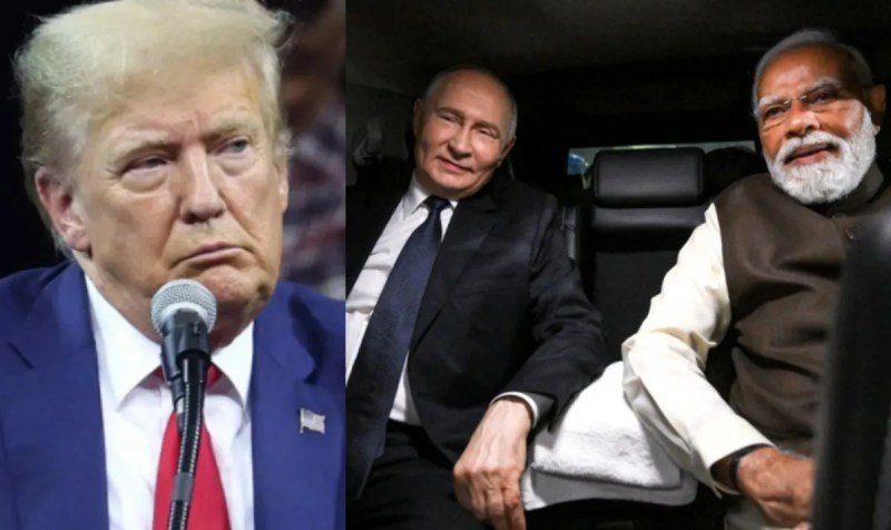 Is Donald Trump not happy with Prime Minister Narendra Modi's meeting with Russian President Vladimir Putin?