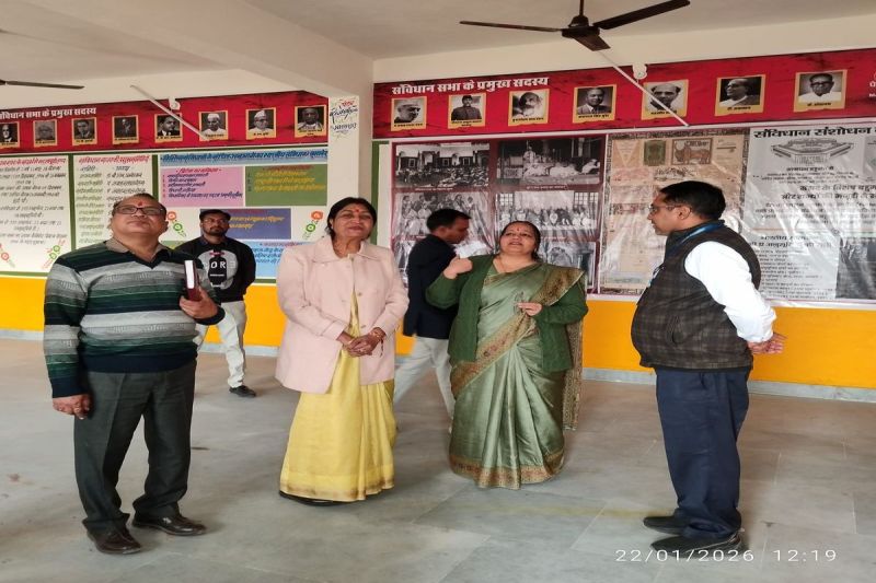 The education officer assessed the educational standards of PM Shri schools and inspected the ICT labs and laboratories.