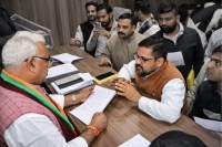 Congress Worker Satish Pandey Attends Public Hearing