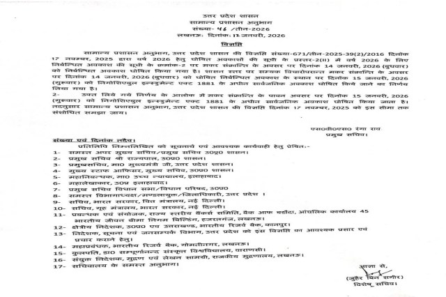 Makar Sankranti Holiday