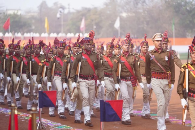 छत्तीसगढ़ में गणतंत्र दिवस का जश्न (फोटो सोर्स- पत्रिका)