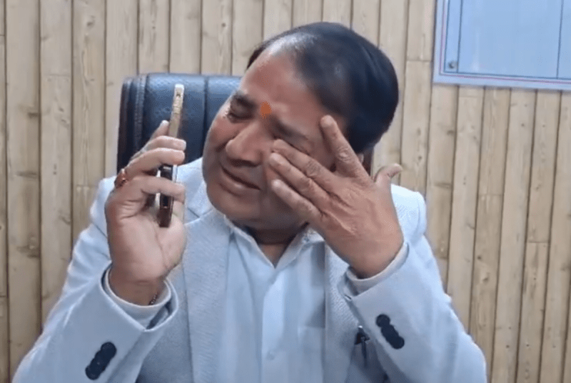 पूर्व GST डिप्टी कमिश्नर प्रशांत कुमार सिंह फोटो सोर्स वायरल वीडियो