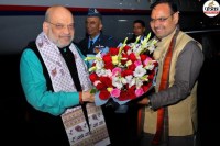 Home Minister Amit Shah and CM Bhajanlal Sharma arrived in Jodhpur