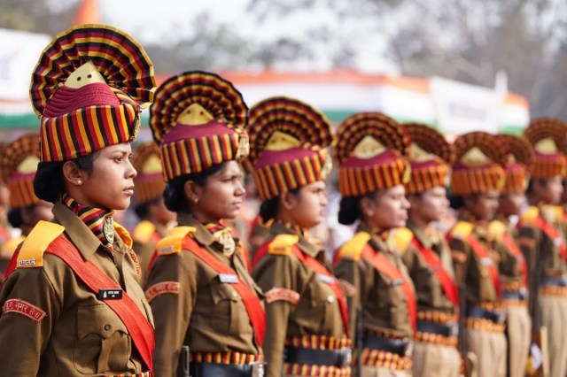 छत्तीसगढ़ में गणतंत्र दिवस का जश्न (फोटो सोर्स- पत्रिका)