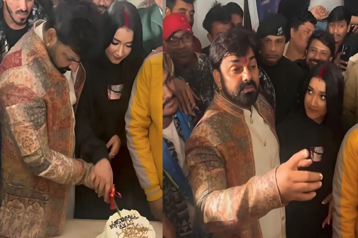 भोजपुरी के पावर स्टार पवन सिंह का 40वां जन्मदिन, जश्न के बीच विवादों में घिरे अभिनेता (फोटो सोर्स : WhatsApp News Group)