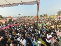 Demands were raised for the status of Mother of the Nation to Mother Cow, legal guarantee of MSP and employment to local youth.