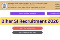 Bihar SI Recruitment 2026