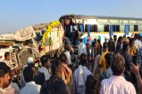 Road accident, Road accident in Jodhpur, Bus-Tanker accident, Bus-Tanker accident in Jodhpur, Jaisalmer Highway bus-tanker accident, Jodhpur news, Rajasthan news, रोड एक्सीडेंट, रोड एक्सीडेंट इन जोधपुर, बस-टैंकर एक्सीडेंट, बस-टैंकर एक्सीडेंट इन जोधपुर, जैसलमेर हाईवे बस-टैंकर एक्सीडेंट, जोधपुर न्यूज, राजस्थान न्यूज