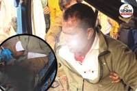 बाइक सवार को ट्रक ने रौंदा (photo source- Patrika)