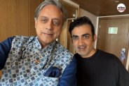 gautam gambhir reacts to shashi tharoor unlimited authority statement