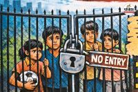 अब बच्चों के लिए बंद होंगे खेल मैदान! (फोटो सोर्स- पत्रिका)