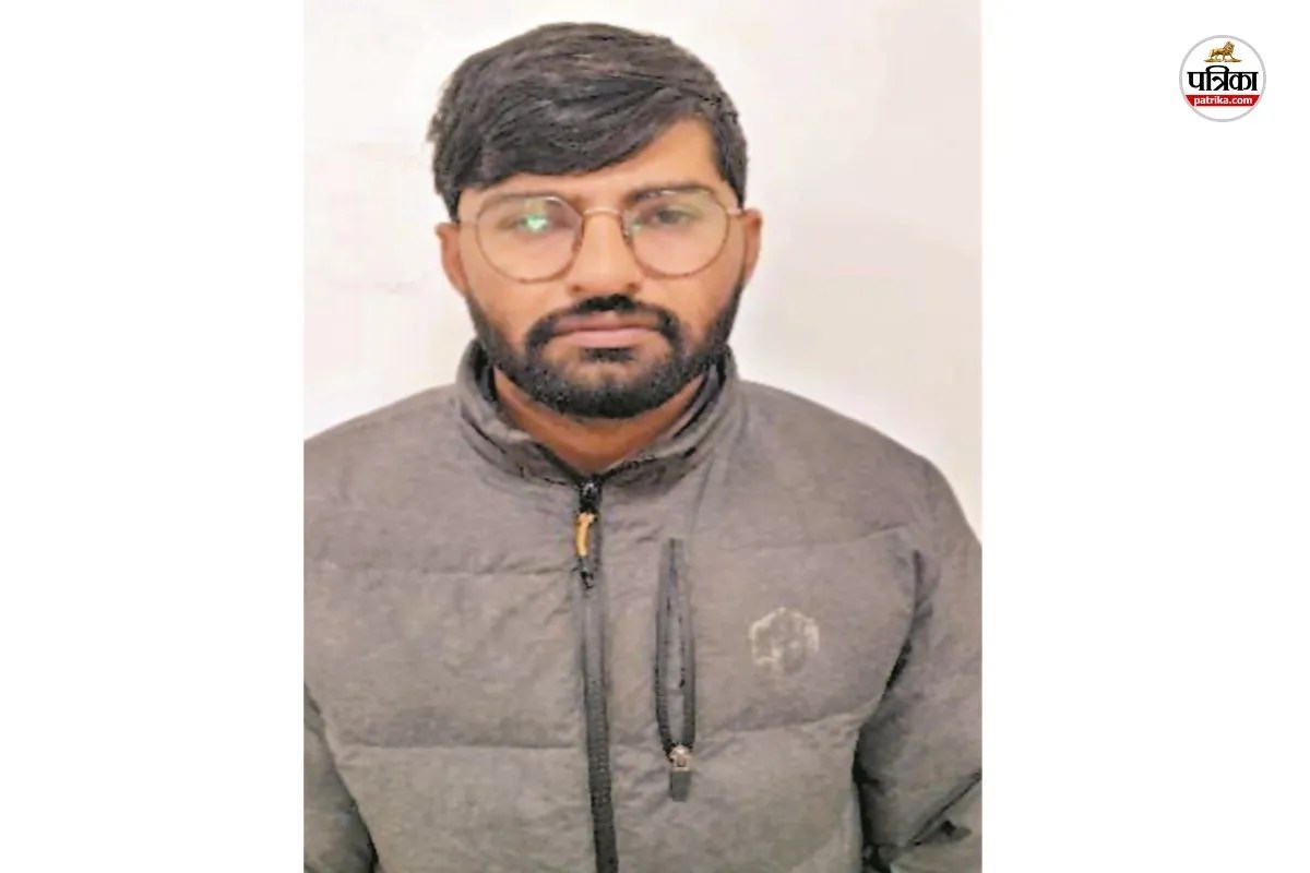 पुलिस रिमांड पर आरोपी सुनील कुमार बिश्नोई, पत्रिका फोटो