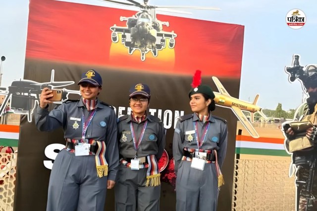 बेटियां बोलीं, हमें भी सेना में जाना है,पत्रिका फोटो