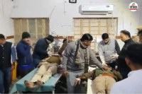 पोकरण अस्पताल में उपचारा​धीन घायल पुलिसकर्मी, पत्रिका फोटो