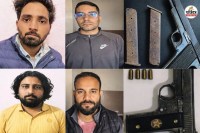 सरेआम फायरिंग के 4 आरोपी अरेस्ट, जब्त हथियार, पत्रिका फोटो