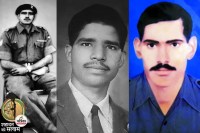 शहीद नायब सूबेदार भंवर सिंह शेखावत,सिपाही शहीद जाफर अली खान, शहीद प्रहलाद सिंह, पत्रिका फोटो