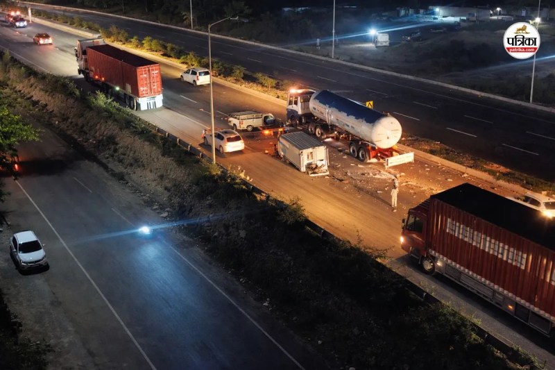 एम्बुलेंस पलटने से दो भाईयों की मौत, पत्रिका फोटो