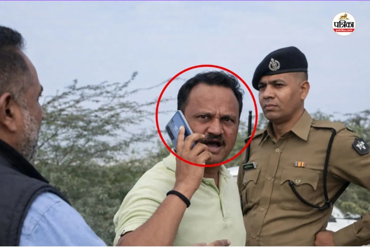 मारपीट का आरोपी पूर्व सरपंच दुष्यंत सिंह, पत्रिका फोटो