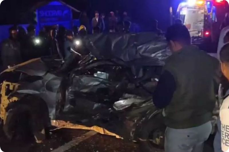 नेशनल हाईवे 30 में डॉक्टर की मौत (photo source- Patrika)