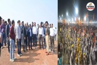 राजिम कुंभ की तैयारी देख मंत्री ने अफसरों को लगाई फटकार (फोटो सोर्स- पत्रिका)