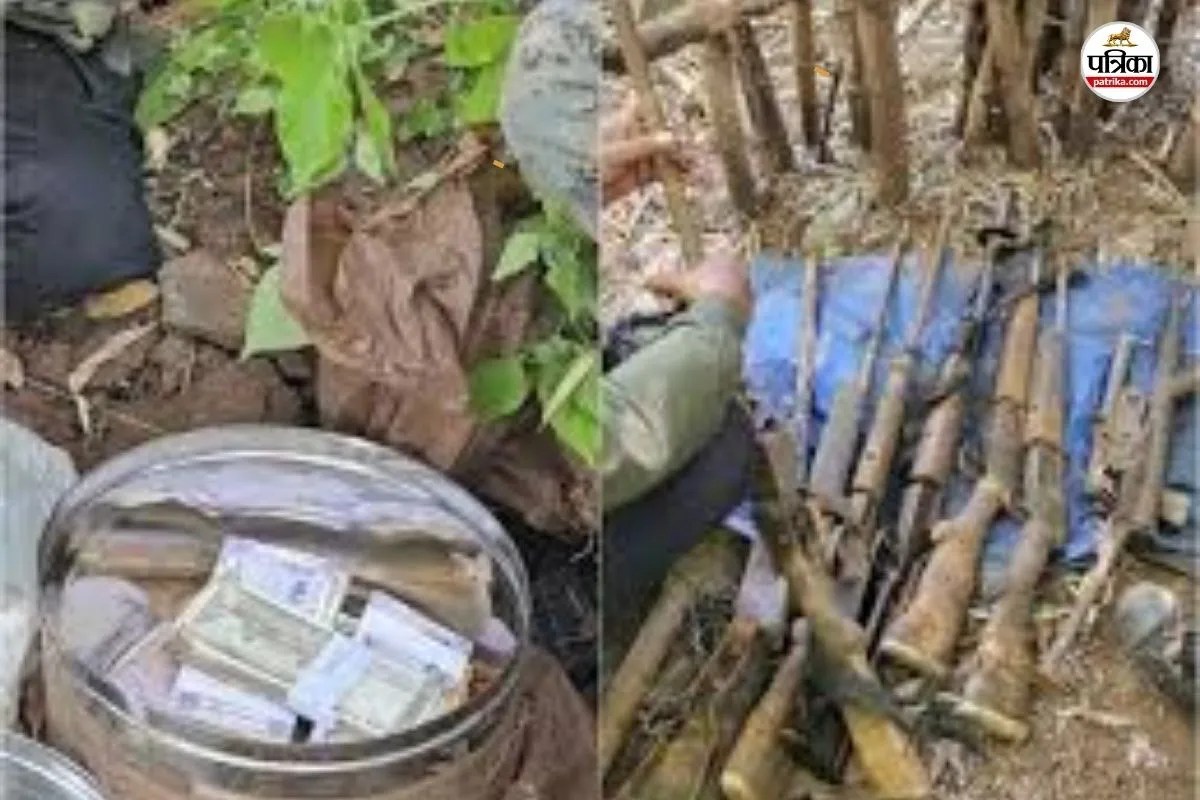 नारायणपुर में सुरक्षा बलों को बड़ी सफलता! भारी मात्रा में नक्सल डंप बरामद, हथियार–विस्फोटक और दवाइयों की खेप जब्त
