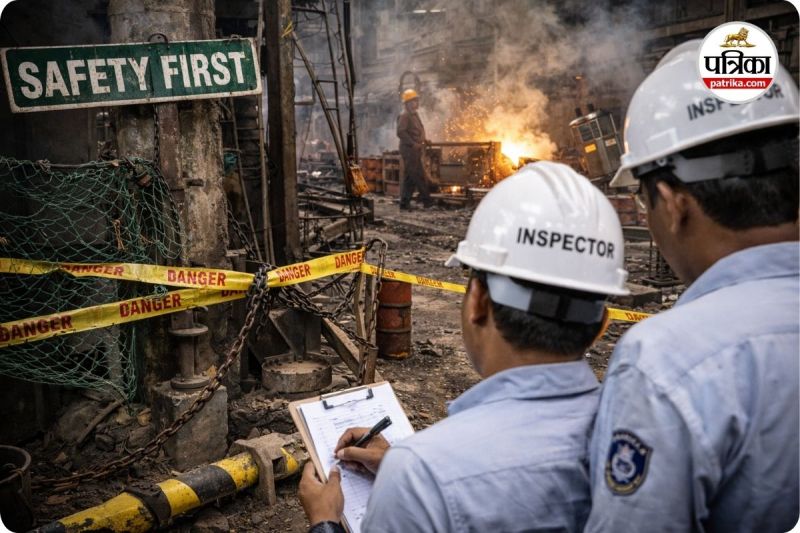 इंडस्ट्रीज में नियमों का उल्लंघन (photo source- Patrika)