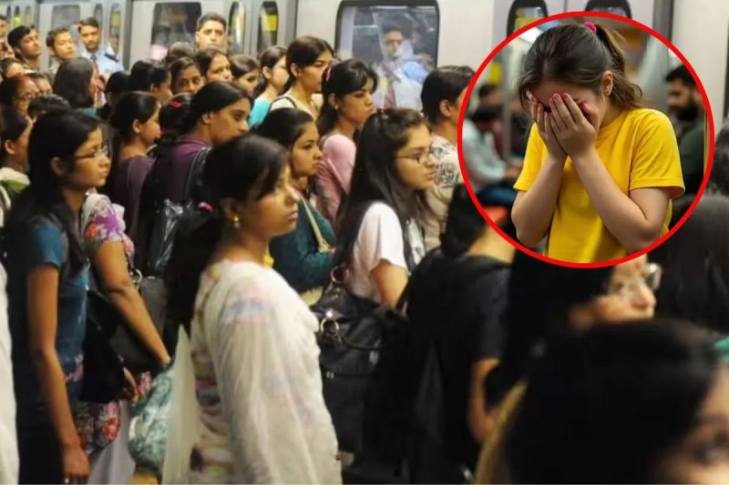 American girl molested on Delhi Metro during visit in India