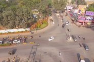 Four lane road