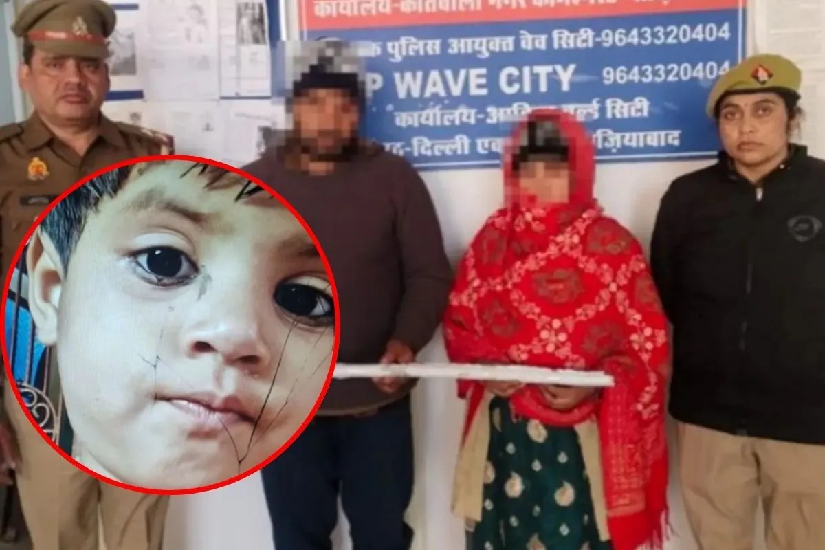 ghaziabad murder news 6 year old daughter killed by her stepmother and father