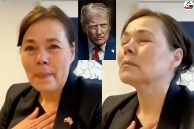 Greenland Minister Cried live TV