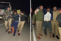 हरदोई में पुलिस मुठभेड़, चार शातिर पशु तस्कर गिरफ्तार (फोटो सोर्स : WhatsApp News Group)