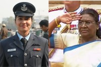 who is iaf officer akshita dhankar hoisted the national flag with the President
