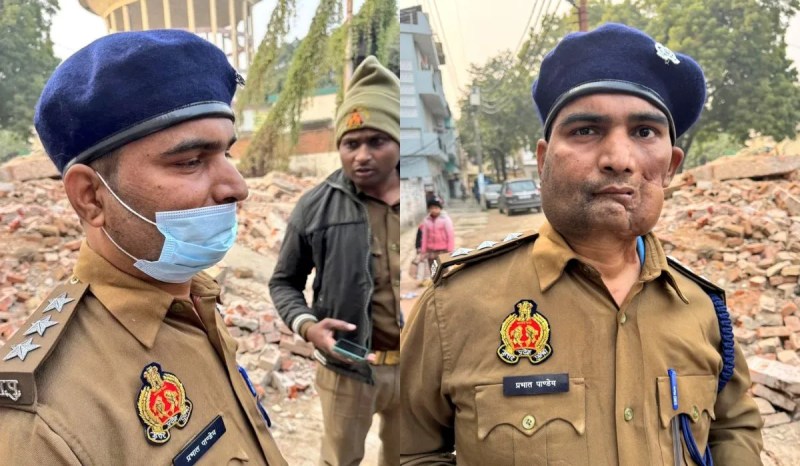 फर्जी DSP प्रभात पांडेय फोटो सोर्स X Account