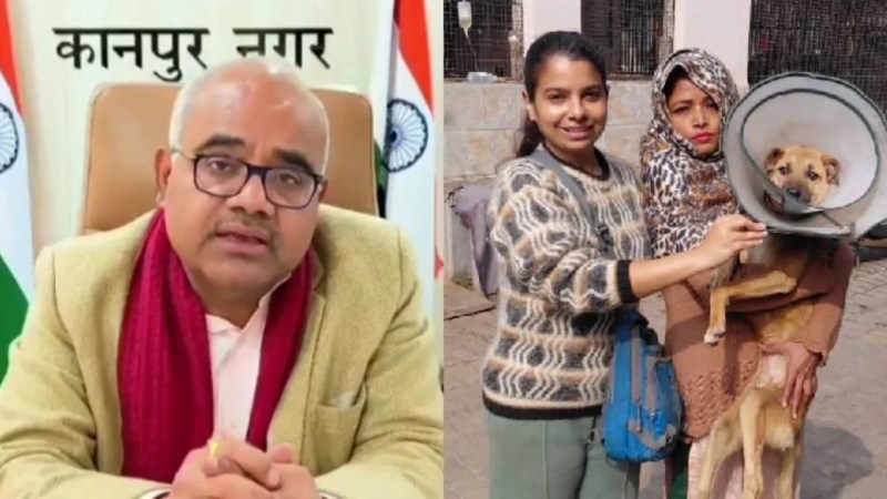 मोंटी को गोद में उठा में फरहा नाज (फोटो सोर्स- 'X' डीएम )