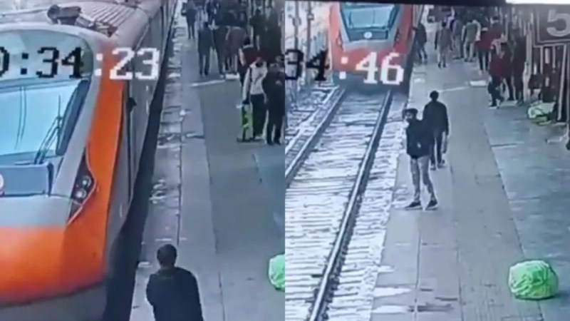 वंदे भारत एक्सप्रेस फोटो सोर्स- वीडियो ग्रैब जीआरपी