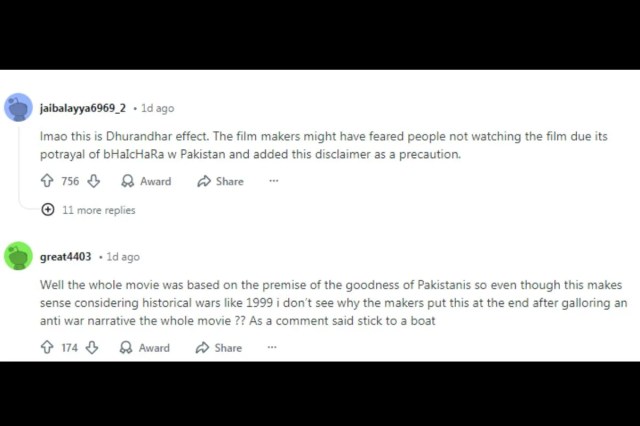 Ikkis Film Disclaimer