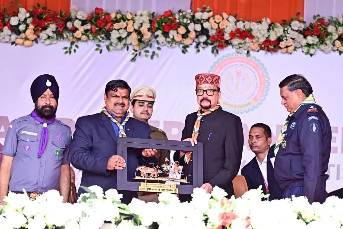 राज्यपाल रमेन डेका ने प्रथम राष्ट्रीय रोवर-रेंजर जंबूरी का किया शुभारंभ, युवाओं से राष्ट्र निर्माण में योगदान का आहान