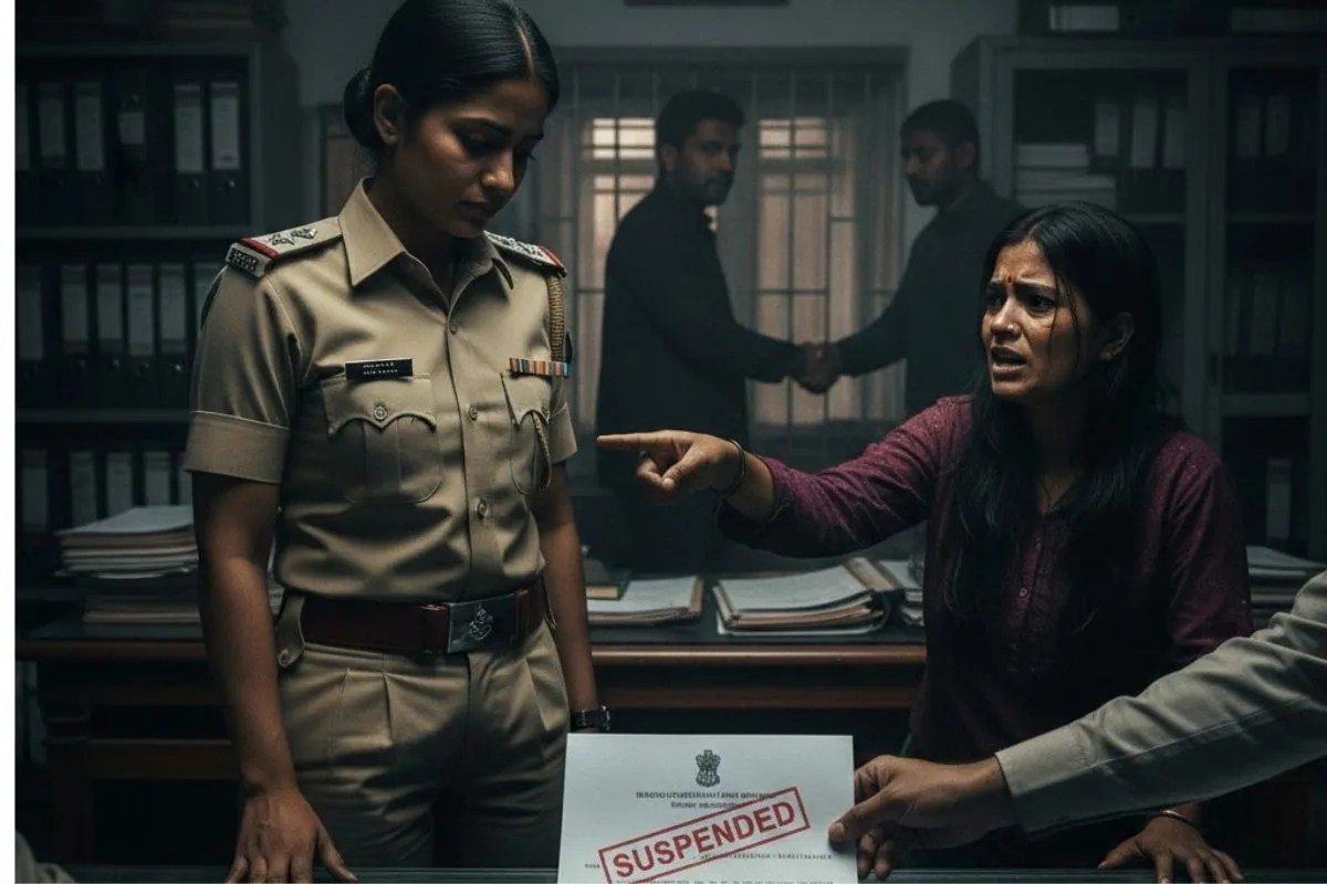 रायपुर में पुलिस कमिश्नरी की पहली बड़ी कार्रवाई, अपहरण-रेप केस में महिला आरक्षक सस्पेंड, जानें पूरा मामला...(photo-patrika)